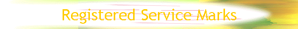 Registered Service Marks